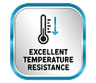 Szimbólum: Excellent Temperature Resistance