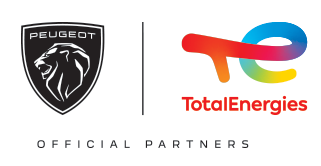 A TotalEnergies és Peugeot logók